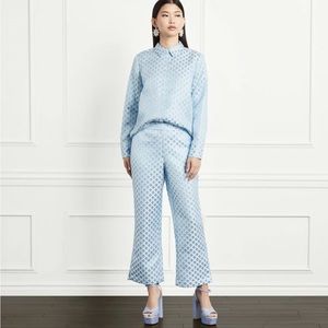 Hill House Light Blue Straight Leg Pants